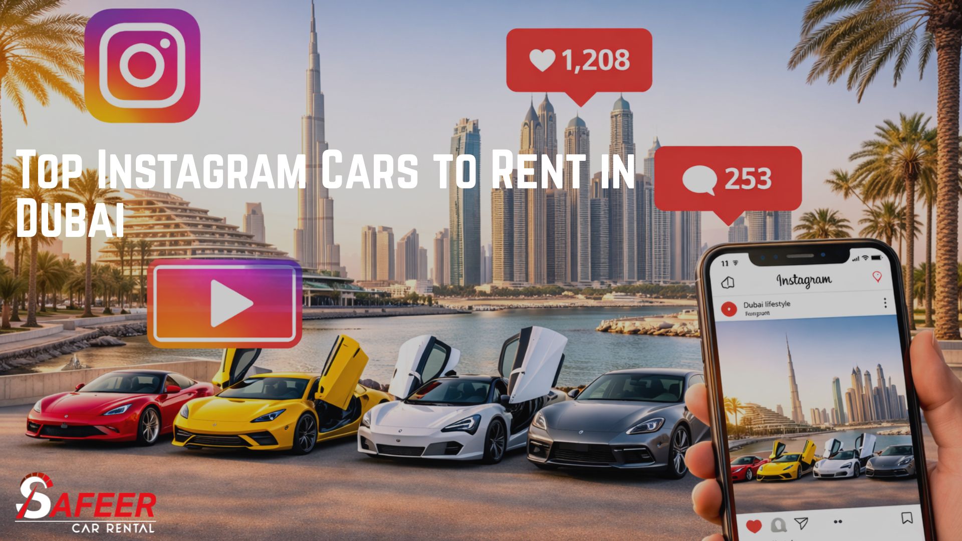 Top Instagram Cars to Rent in Dubai