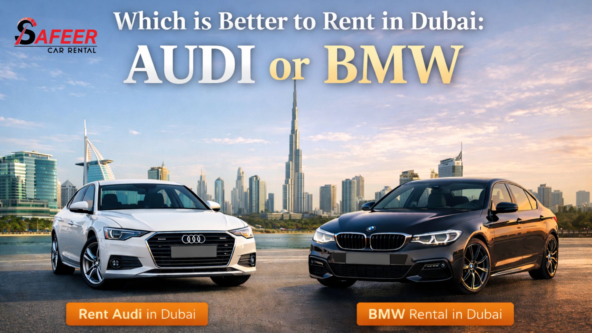 Audi vs BMW Rental in Dubai